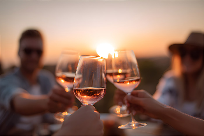 rose sonnenuntergang